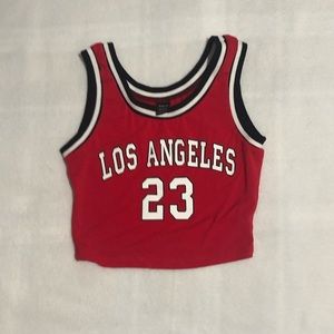 Los Angeles 23 Cropped Tank Top